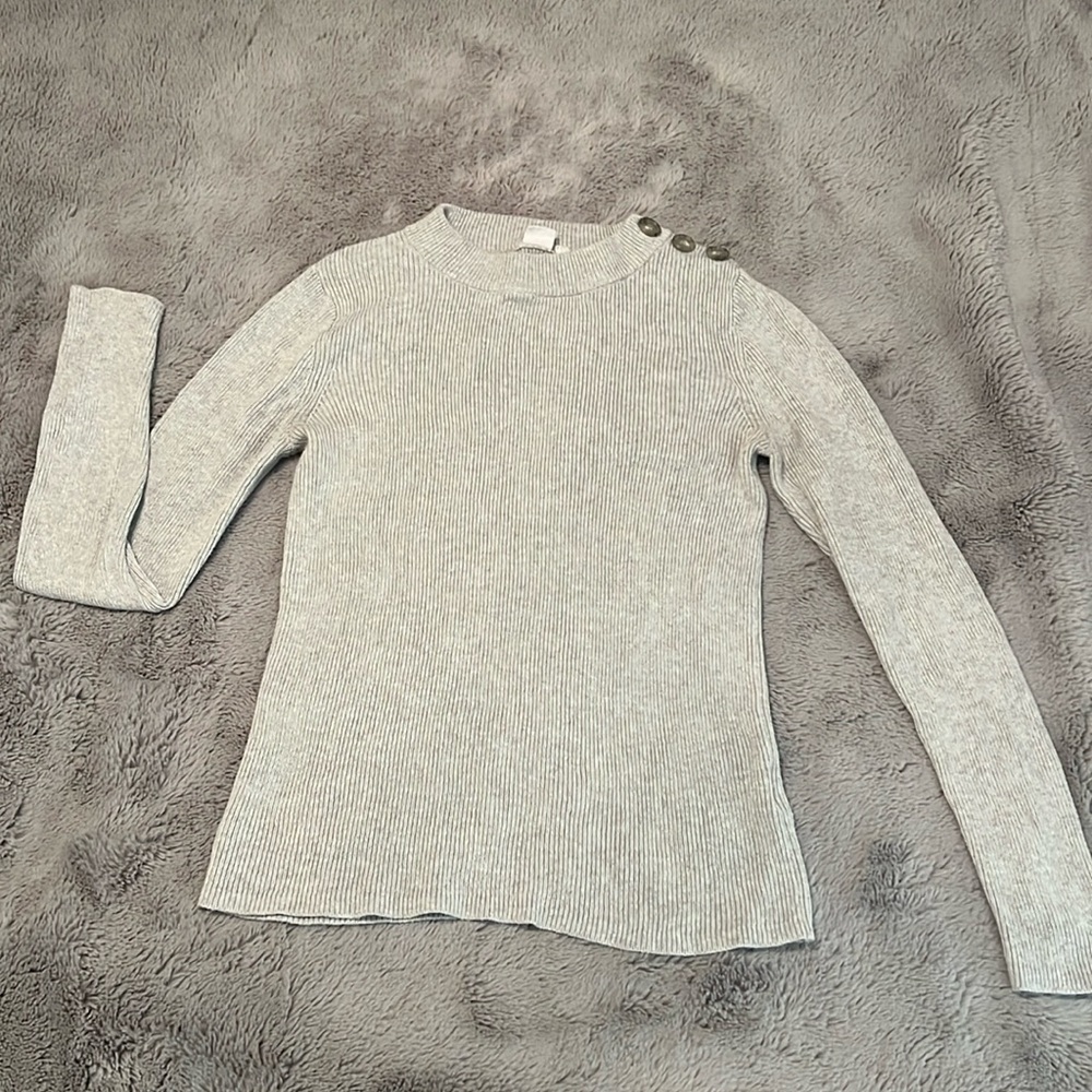 Gap Sweater with 3 button, one shoulder